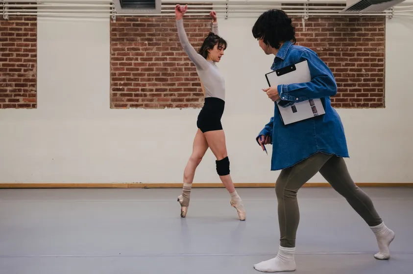 Choreography in rehearsal